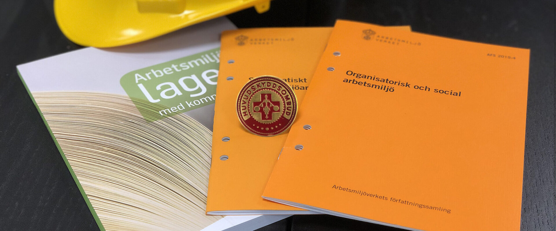 huvudskyddsombudsmarke Grundutbildning för Huvudskyddsombud
